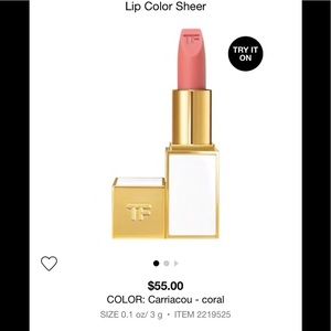 NWT - Tom Ford Carriacou Lipstick